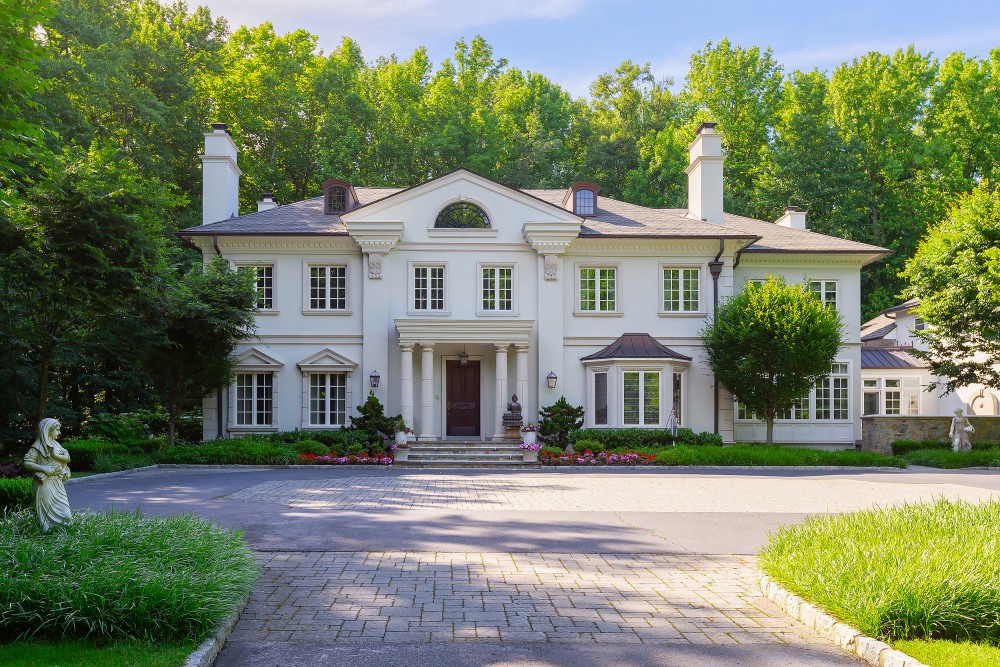 English County Style Moorestown Manor House Haute Residence Featuring the best in Luxury Real