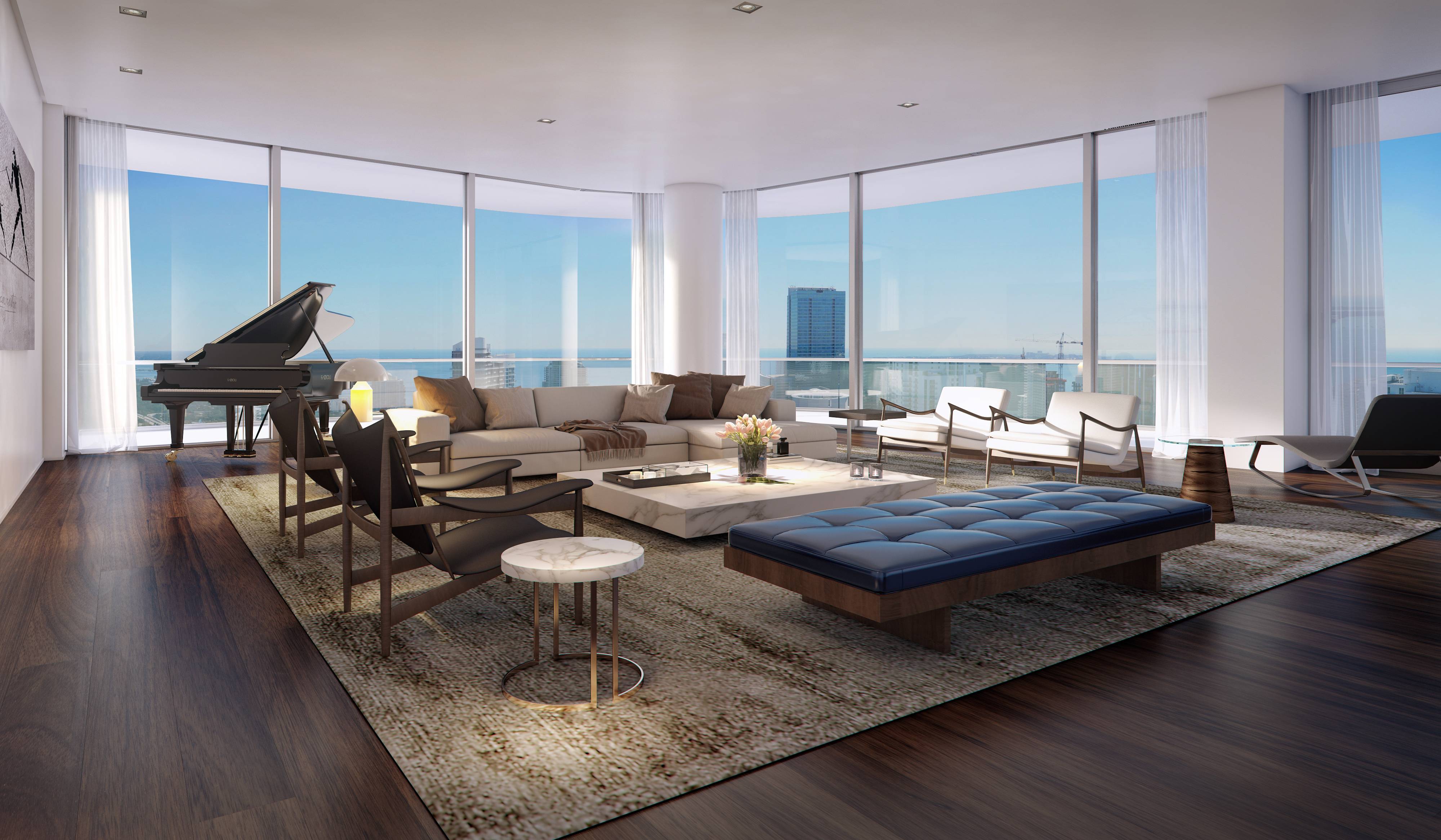 private living room brickell