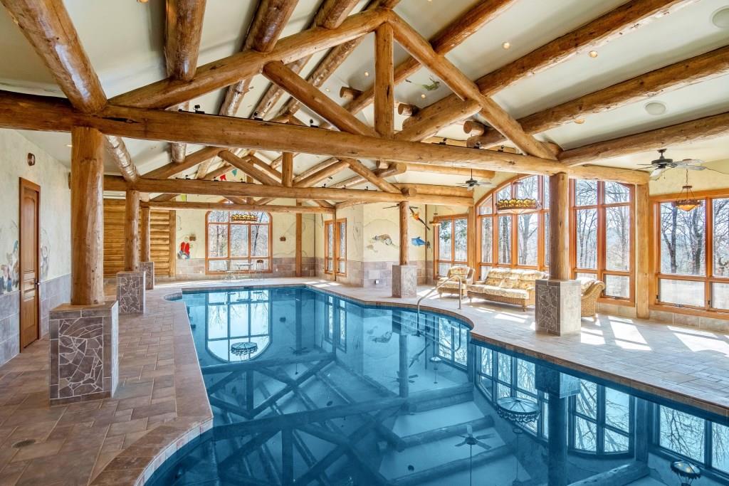 The Most Breathtaking Alpine Log Home In The South