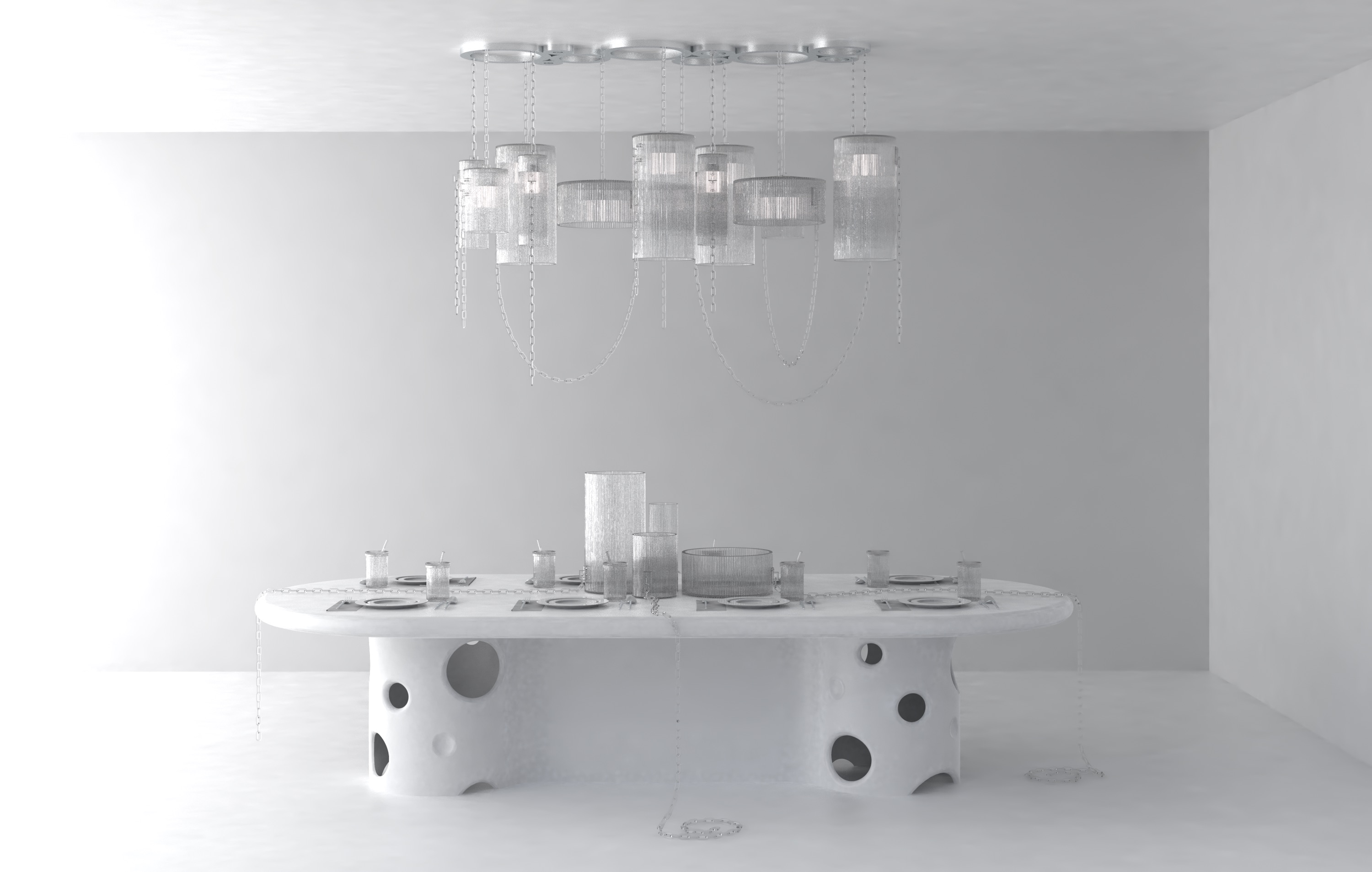 Baccarat Exhibits Collection During Miami Art Basel