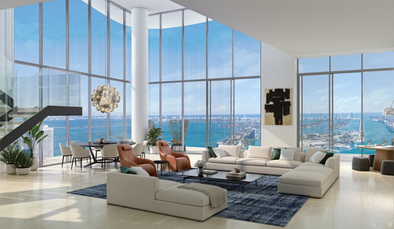 B&B Italia Revolutionizes Casa Bella Miami Penthouses with a Taste of Italy