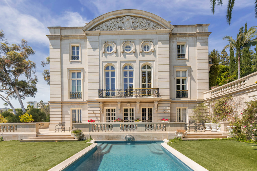 Joyce Rey Presents A French Chateau With Incredible Vistas In Lower Bel Air